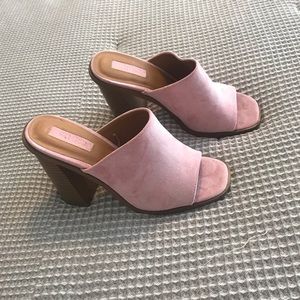 Bubblegum pink mules NEVER WORN